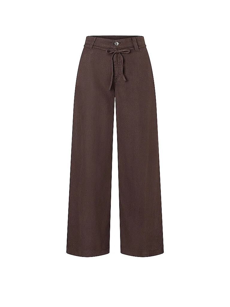 Pantalones Marlene WENDY marrón 46/L32 - Mac - FashionsVida
