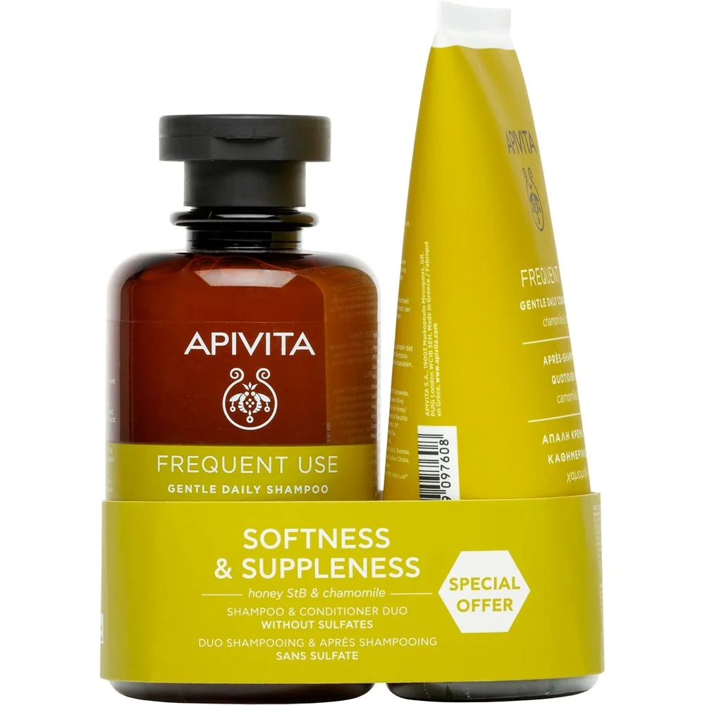 Pack Champú + Acondicionador Frequent Use - Apivita - FashionsVida
