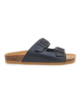 Ciabatte Nere con Fasce Regolabili 26403 39 - BIO UP - FashionsVida