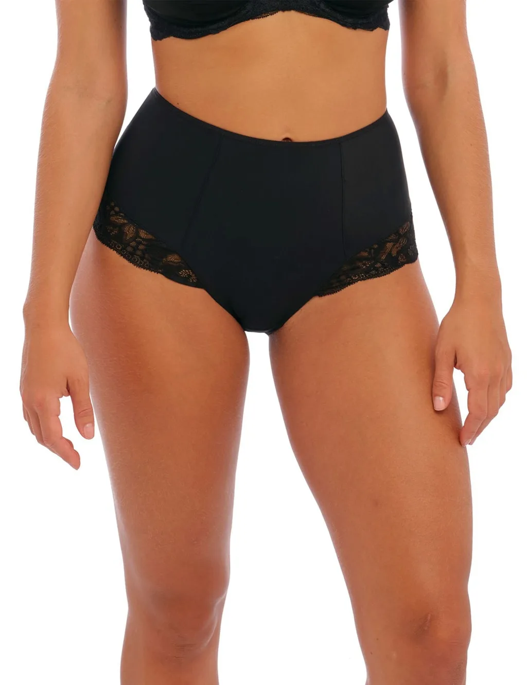 Reflect High Waisted Full Briefs Black female - Fantasie - FashionsVida