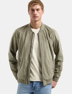 XXL Jacket Short Fake Suede male