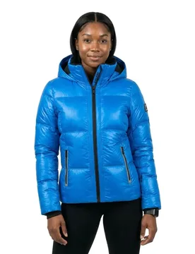Veste En Duvet Ashley Metallic / Ocean L - Head - FashionsVida