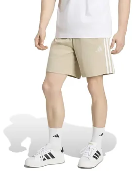Short 3 Stripes Single Jersey 7´´ Khaki Three / White M - Adidas - FashionsVida