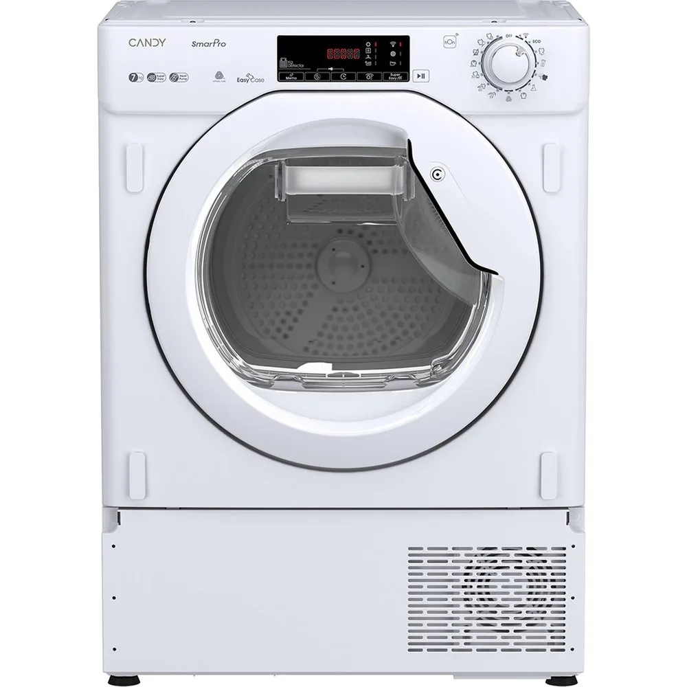 Secadora Integrable 7kg, Motor AC y Gran Tambor - BCTD H7A2TE-S - Candy - FashionsVida