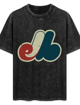 MONTREAL EXPOS LOGO T-Shirt Plus Size Summer Short Sleeve T-Shirt - Aliexpress - FashionsVida