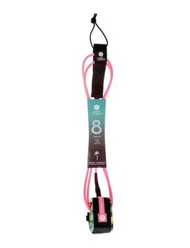 Leash De Surf Hard Surf 8´ 7mm Pink 2.4 m x 7 mm unisex