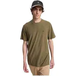 T-Shirt Camiseta Slub Roundneck Manga Corta Verde Caqui Eu S;Eu L Male