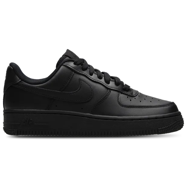 Air Force Damen Sneaker - Schwarz - Größe 36 - Leder, Textil Black 36 - Nike - FashionsVida