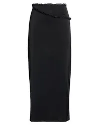 Midi-Rock Damen Schwarz M,S Damen
