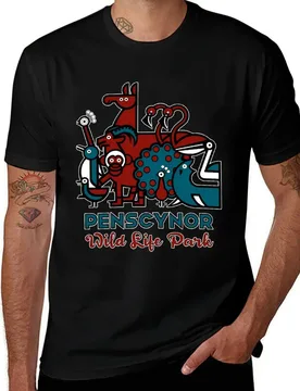 Penscynor Wildlife Park T-Shirt cotton t shirts man 100% cotton t shirt pack man t shirts cotton T-shirt - Aliexpress - FashionsVida