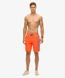 Superdry Herren Klassische Boardshorts Orange - Größe: S
