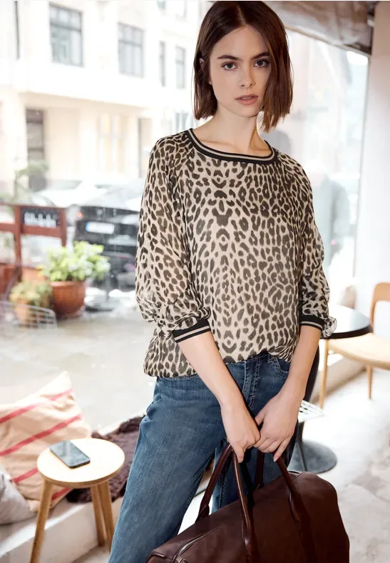 Street One Leo-Bluse female Schwarz - Street One Studio - FashionsVida