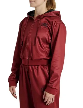 Sweat à Capuche Logo Wacs Bordeaux L