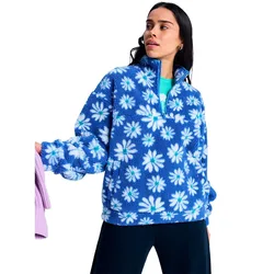 Veste Jive Talking Bonded Fleece Coconut Milk Flower Soul XS