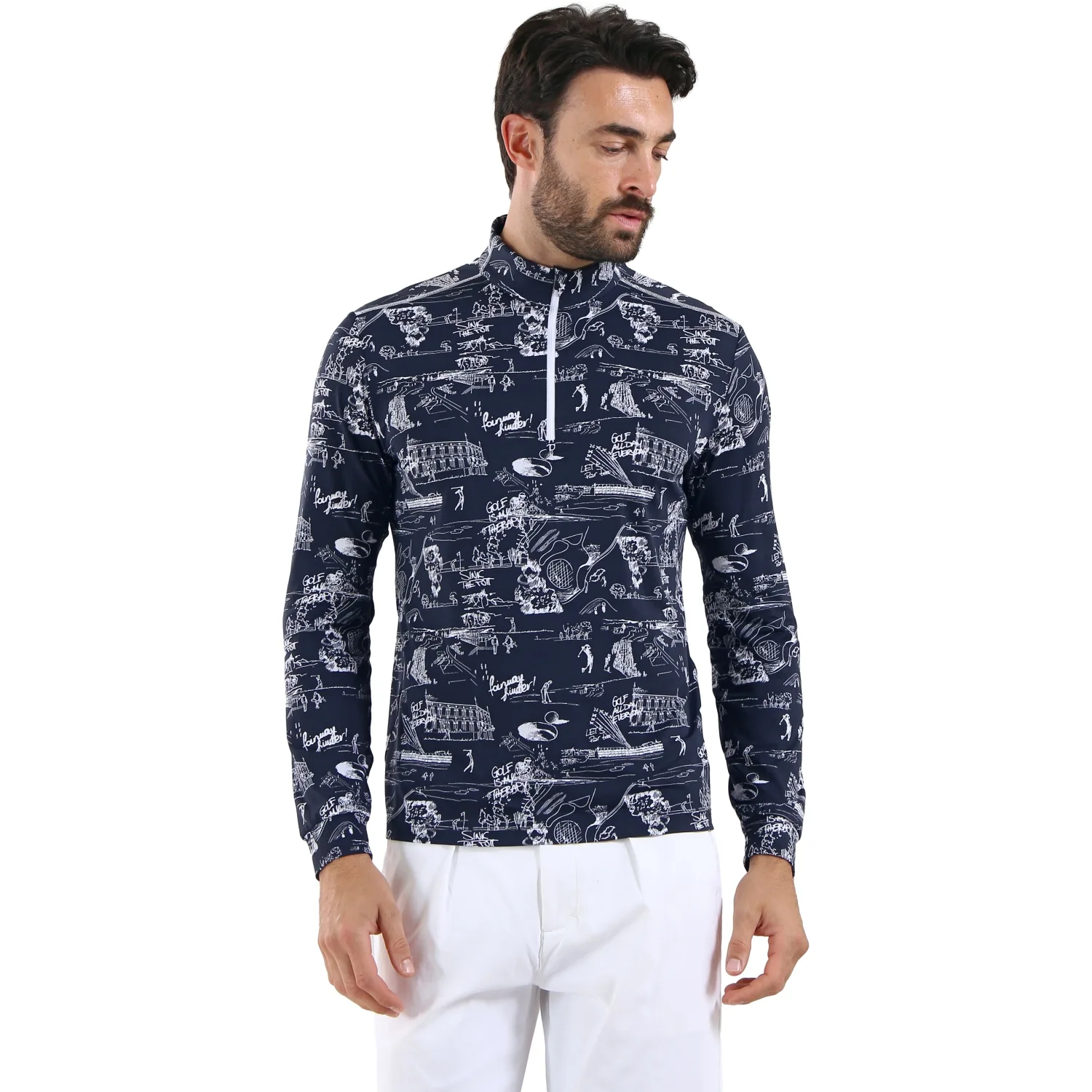 Chervo Midlayer Trottolino, navy 46 - Chervò - FashionsVida