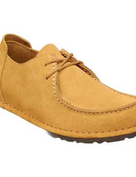 Scarpe utti lace suede leather - cork brown - Birkenstock - FashionsVida