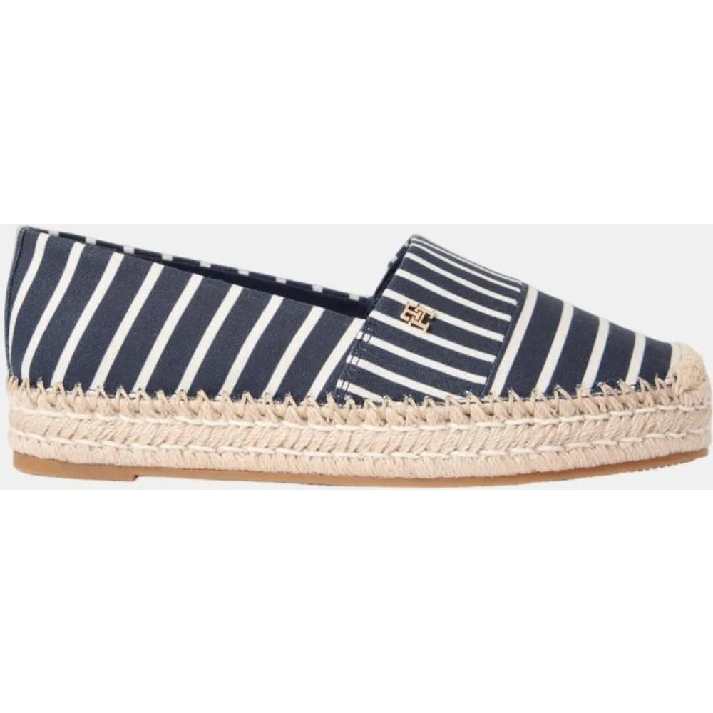 Alpargata de mujer con plataforma y estampada de rayas de - Tommy Hilfiger - FashionsVida
