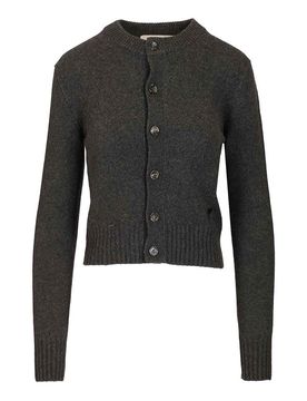 Ami Paris Lana e cashmere cardigan