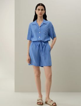 Shorts en Soie Crêpe de Chine XL