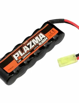 Batterie Plazma 7.2v 1200mah Nimh Mini Stick Black / Orange One Size unisex - HPI Racing - FashionsVida