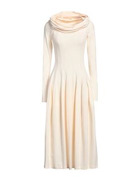 Vestido midi Mujer Melocotón 36 Mujer