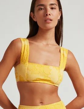 Top de bikini Palm Poolside con estructura y foams extraíbles - Robin Collection - FashionsVida