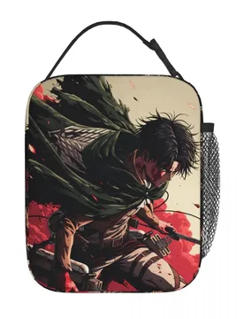 Anime Levi Ackerman Insulated Lunch Bags Thermal Bag Meal Container AOT Large Tote Lunch Box for Men Women Beach Travel - Aliexpress - FashionsVida