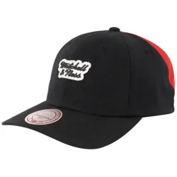 Unisex Split Back Black/red Cap - One Size