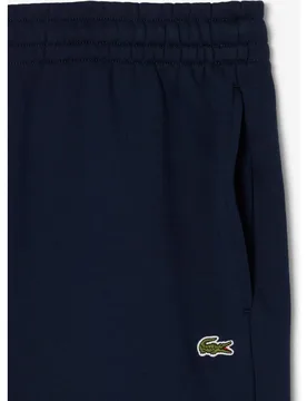 Pantalón de hombre de chándal de hombre de felpa de corte holgado en negro - Lacoste - FashionsVida
