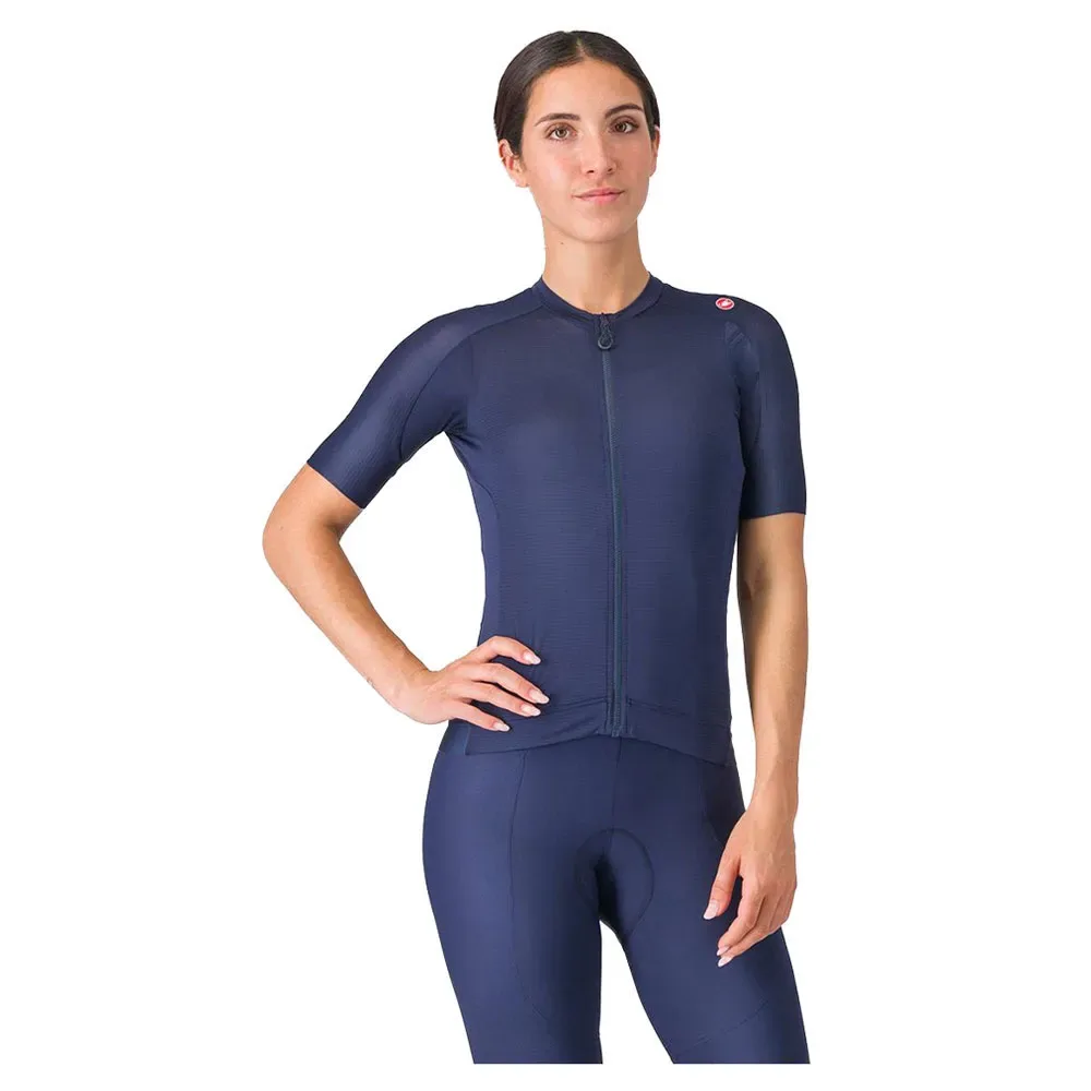Maglia A Maniche Corte Espresso Blue Belgian - Castelli - FashionsVida