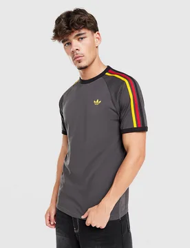 Streifen T-shirt - Herren, Schwarz - male - Size: S - adidas Originals - FashionsVida