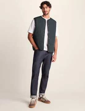 Sutterby Mens Shower Resistant Insulated Gilet - Deep Slate - Grey - Size 2xl - TOG24 - FashionsVida