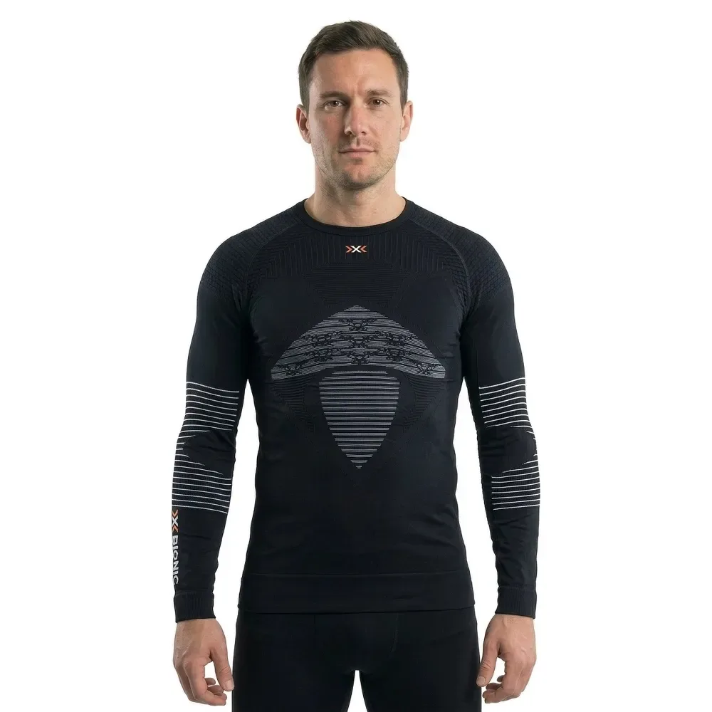 Energizer 4.0 Long Sleeve T-shirt Opal Black / Arctic White S Men - X-BIONIC - FashionsVida