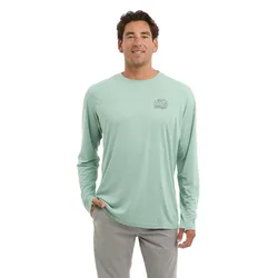 Vaportek Worldwide Uv Long Sleeve T-shirt Sage 2XL Men