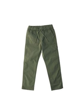 Pantalone a sigaretta VERDE OLIVA 5A