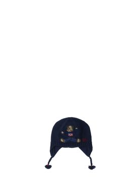Berretto misto lana POLO BOYS BLU NAVY 3/9