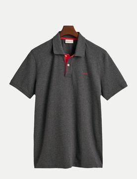 Gant Piqué Poloshirt Grau 3XL