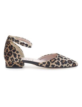 Ballerine Leopardate con Cinturino alla Caviglia 2885 37