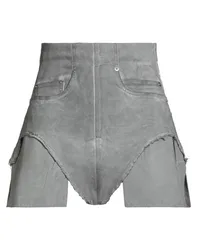 Shorts vaqueros Mujer Gris S Mujer