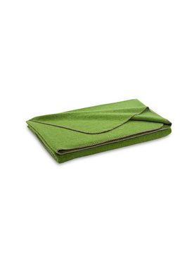 Manta de lana Alina 150x190cm manzana verde