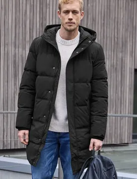 Street One Puffer Jacke male Schwarz - Street One MEN - FashionsVida