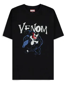T-shirt à Manches Courtes Marvel Venom Black L unisex