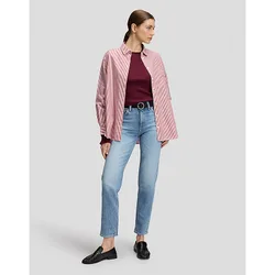 Relaxed Boyfriend Pocket Shirt Samba Stripe Größe XS female
