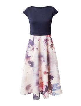 SWING Vestido de gala navy / rosa