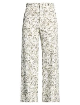 Pantalones Mujer Blanco 34,36,40 Mujer
