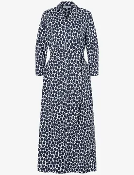 Poplin Print Dress female