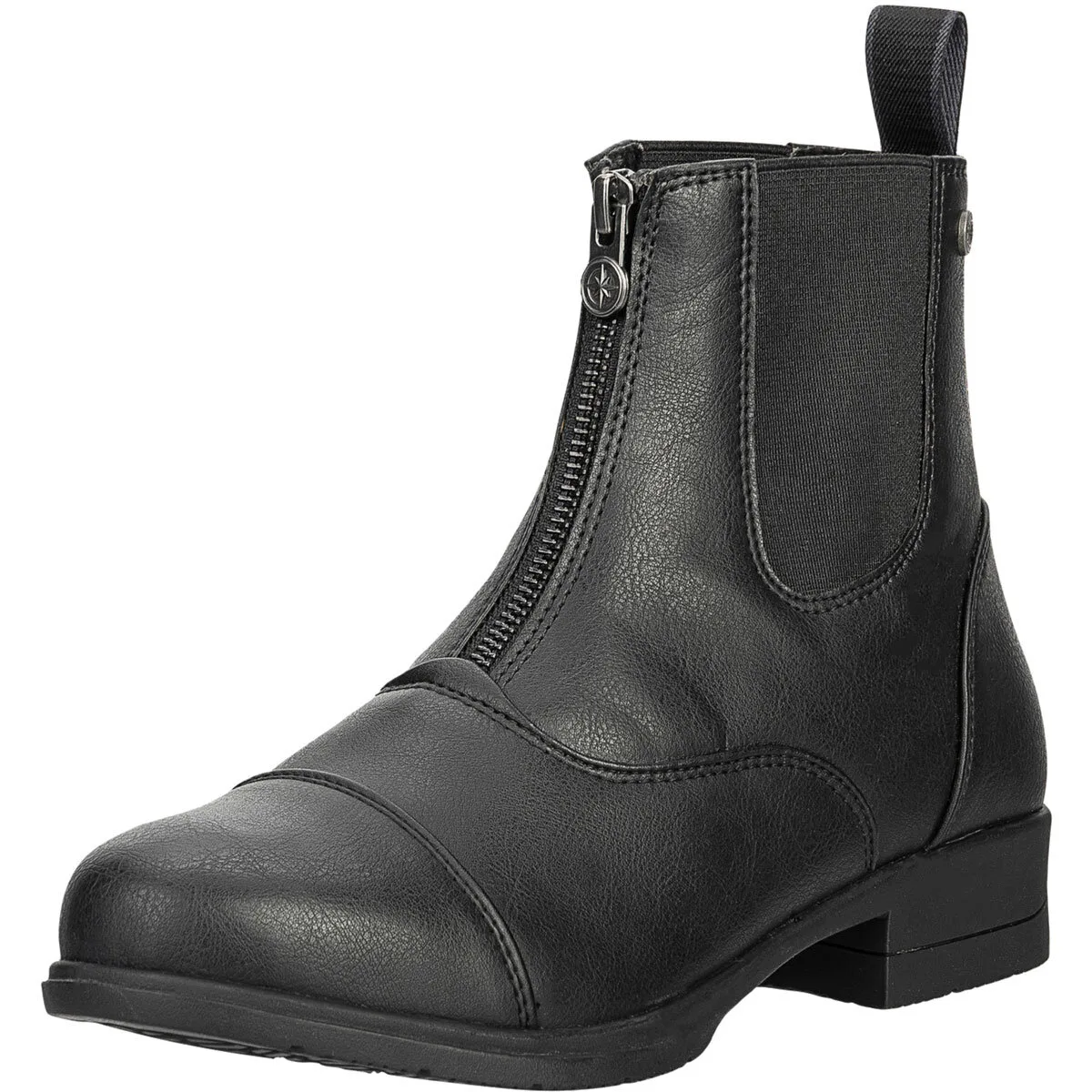 Stiefeletten NOVA FrontZip Vegan, black 39 - Suedwind - FashionsVida