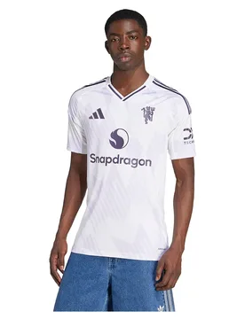 T-shirt à Manches Courtes Loin Manchester United 25/26 White M - Adidas - FashionsVida