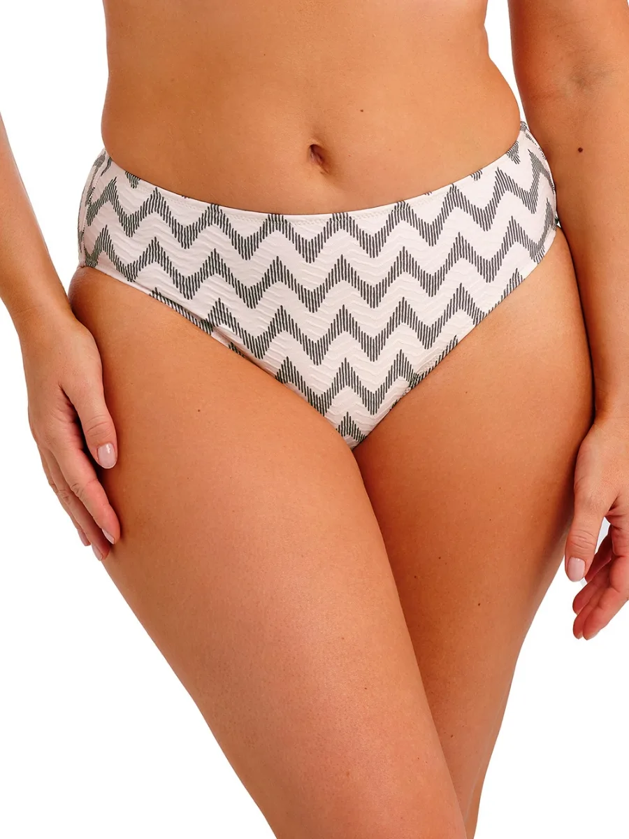 Womens Vanuatu Bikini Brief - White Polyamide - Size Large - Fantasie - FashionsVida