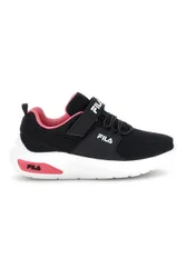 Sneakers nero con strappi e inserti rosa Upspark Velcro Kids 30